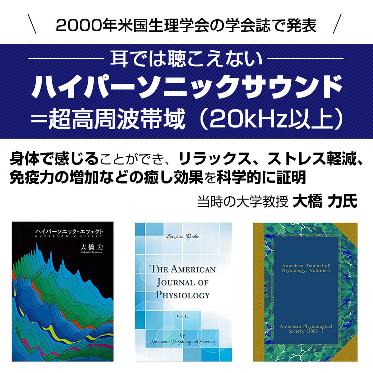 米国生理学会の学会誌でも効果を証明