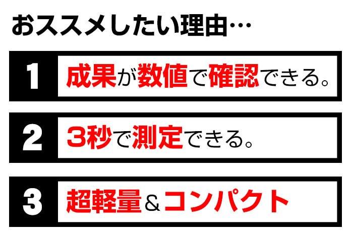 KETOSCAN miniをおススメする理由